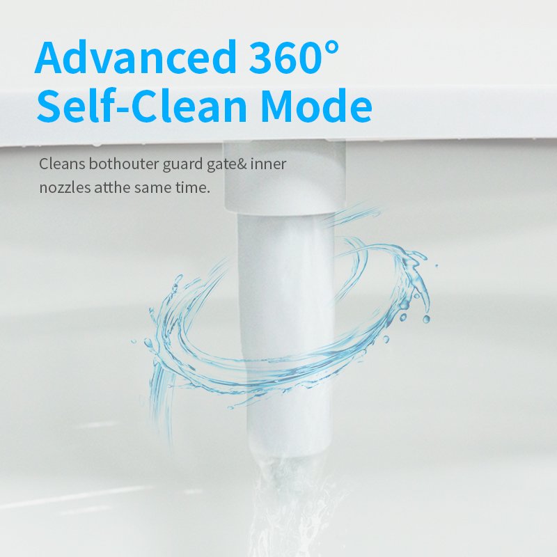 ABS Plastic Warm Water Bidet Sprayer Single Nozzle Self-Cleaning Bidet Attachment Non Electric Cold And Hot Water Bidet