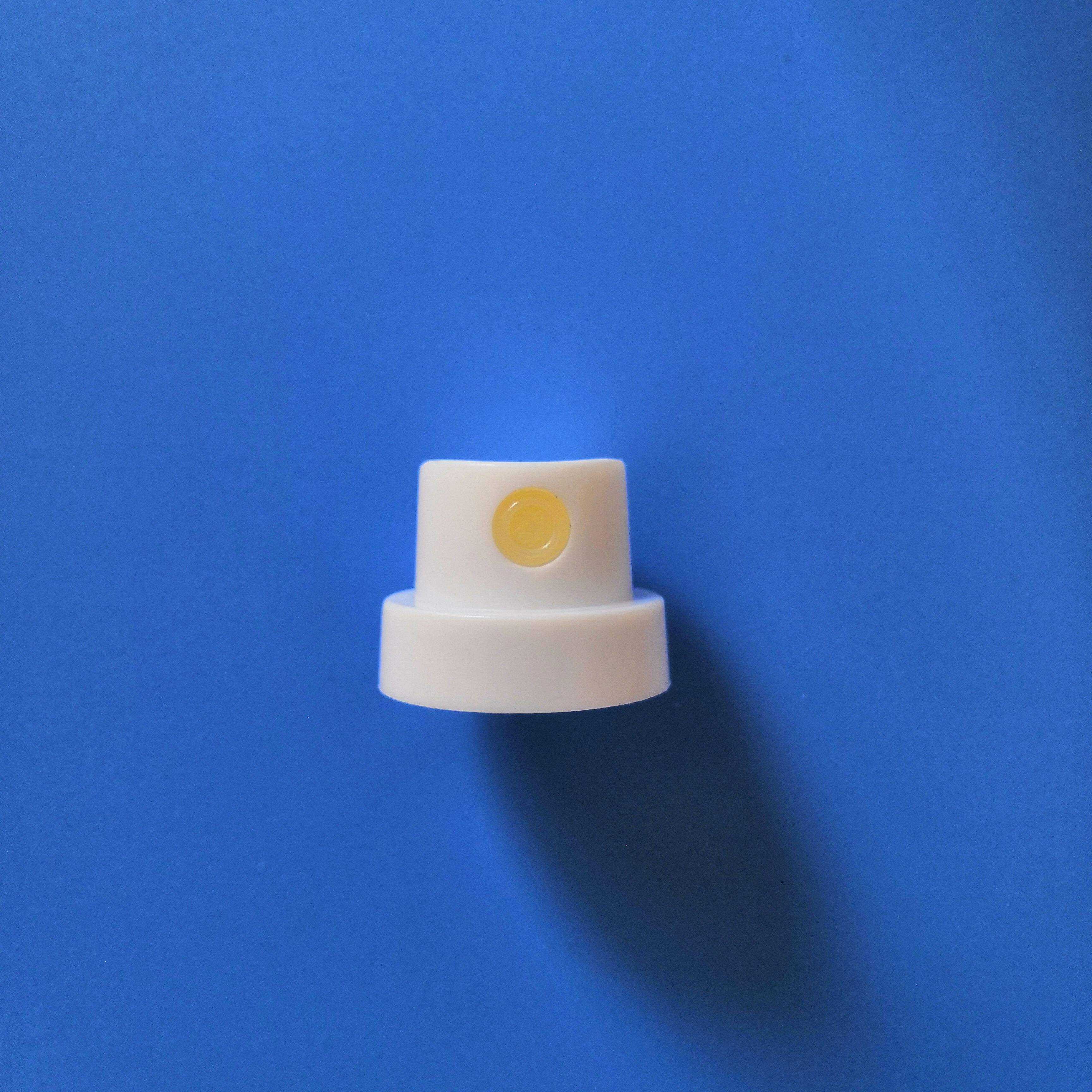 Industrial aerosol detergent spray valves and white plastic actuator for air freshener deodorants
