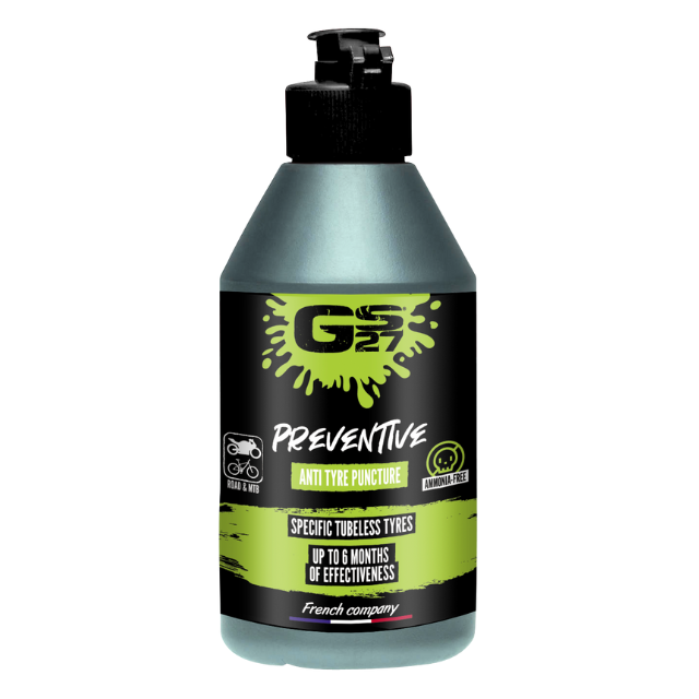 GS27 Bike Line Preventive Anti Tyre Puncture Tubeless Tyres 250 ML