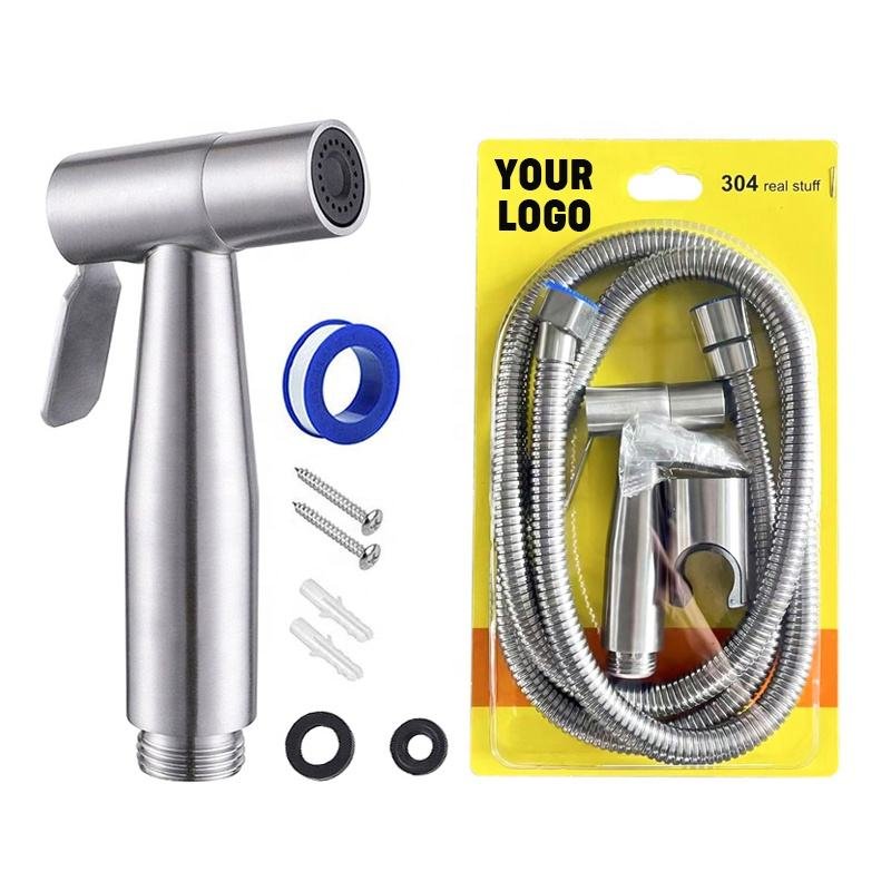 Modern Design Bathroom Bidet Sprayer Set Plastic Core Toilet Bidet with Sprayer Toilet Bidet Bathroom Set Faucet Sprayer