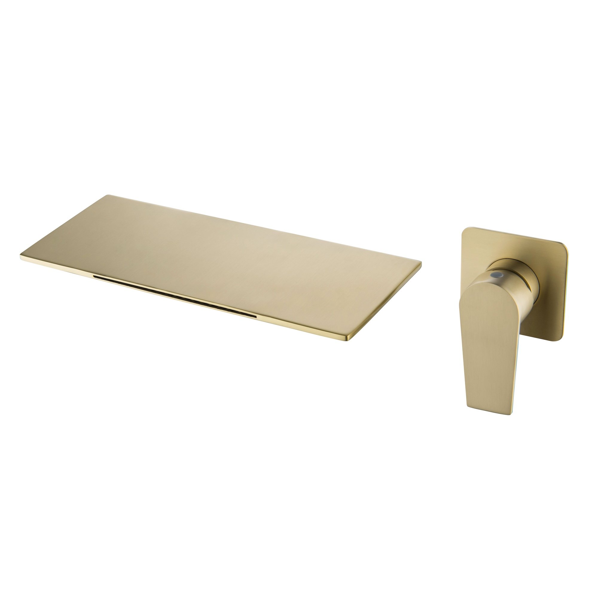 Wall Mount Bathtub Waterfall Bathroom Sink Faucet Single Handle Wall Mount Widespread Waterfall Vessel 2 Hole Lavatory Vanity