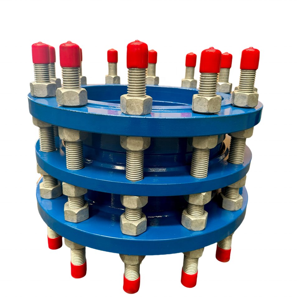 Hot Melt Epoxy Spray Anti-Rust Coating Connection Gate Valve Carbon Steel Double Flange Dismantling Joint