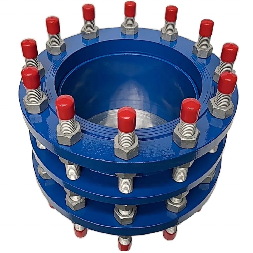 Hot Melt Epoxy Spray Anti-Rust Coating Connection Gate Valve Carbon Steel Double Flange Dismantling Joint