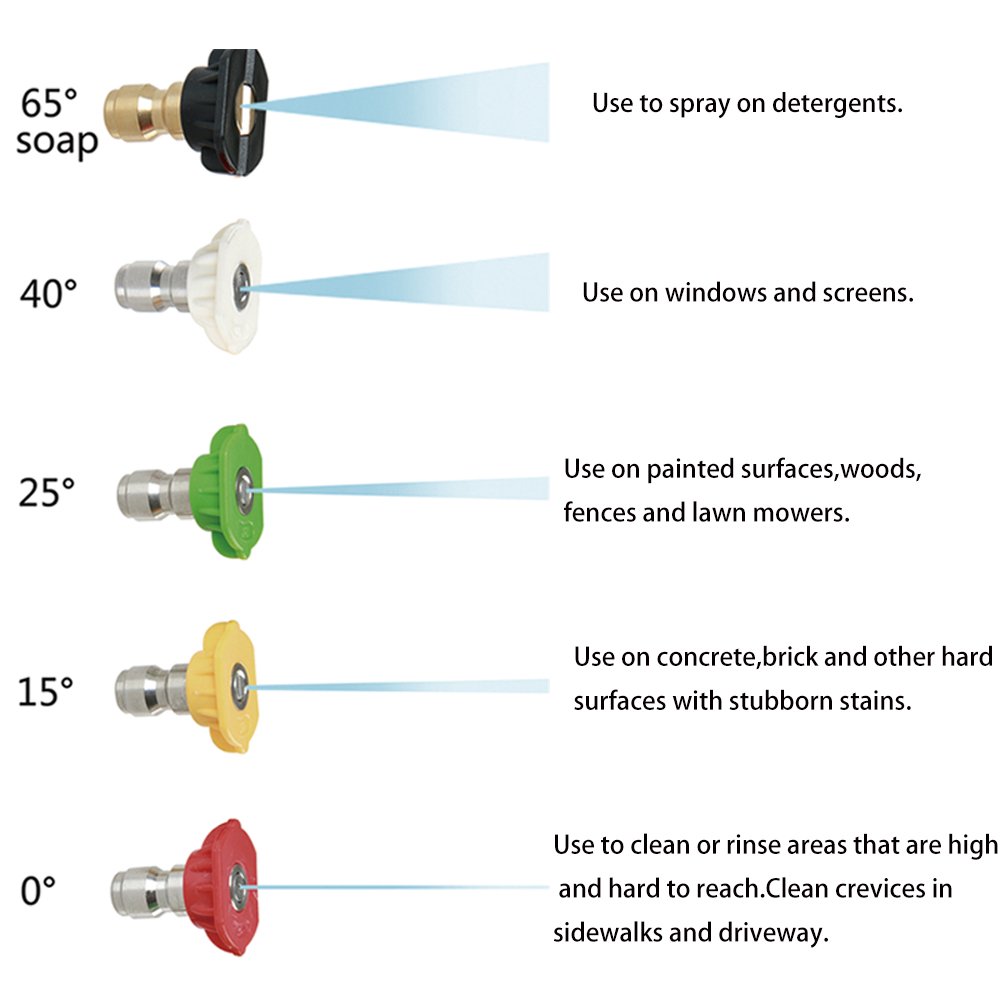 SPS Car Cleaning Gun With Extension Wand And Nozzles High Pressure Car Wash Water Spray Gun Car Washing