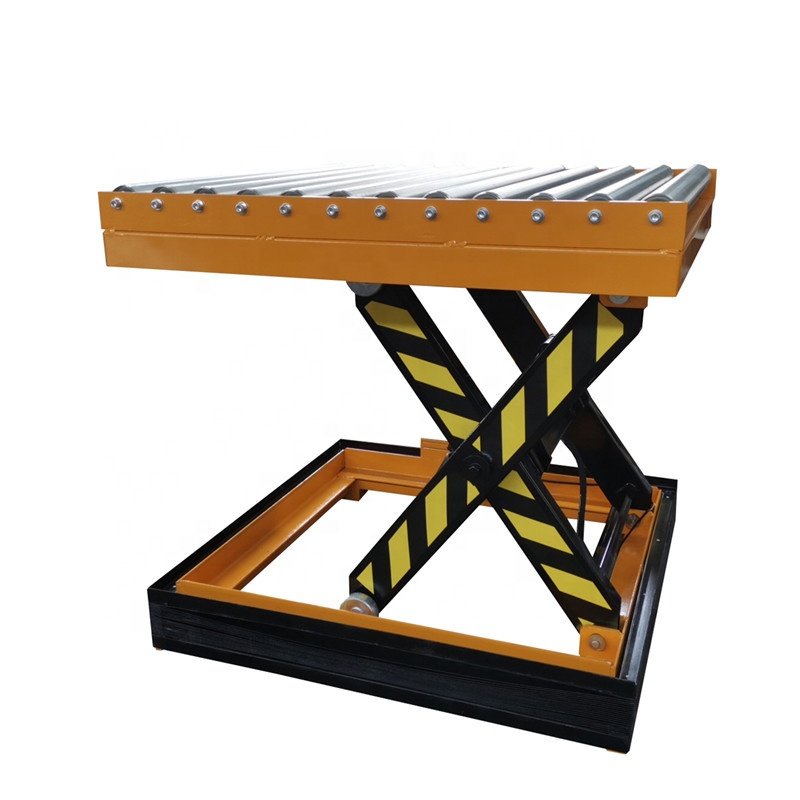 High quality Hydraulic Lift Elevator 1m 2m Scissor Lifting Table with double scissor