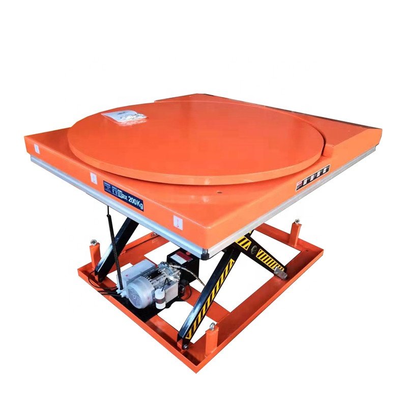 High quality Hydraulic Lift Elevator 1m 2m Scissor Lifting Table with double scissor