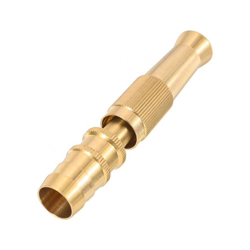 4" height Brass Adjustable hose straight twist nozzle car washing gun watering washing clearing sprayer