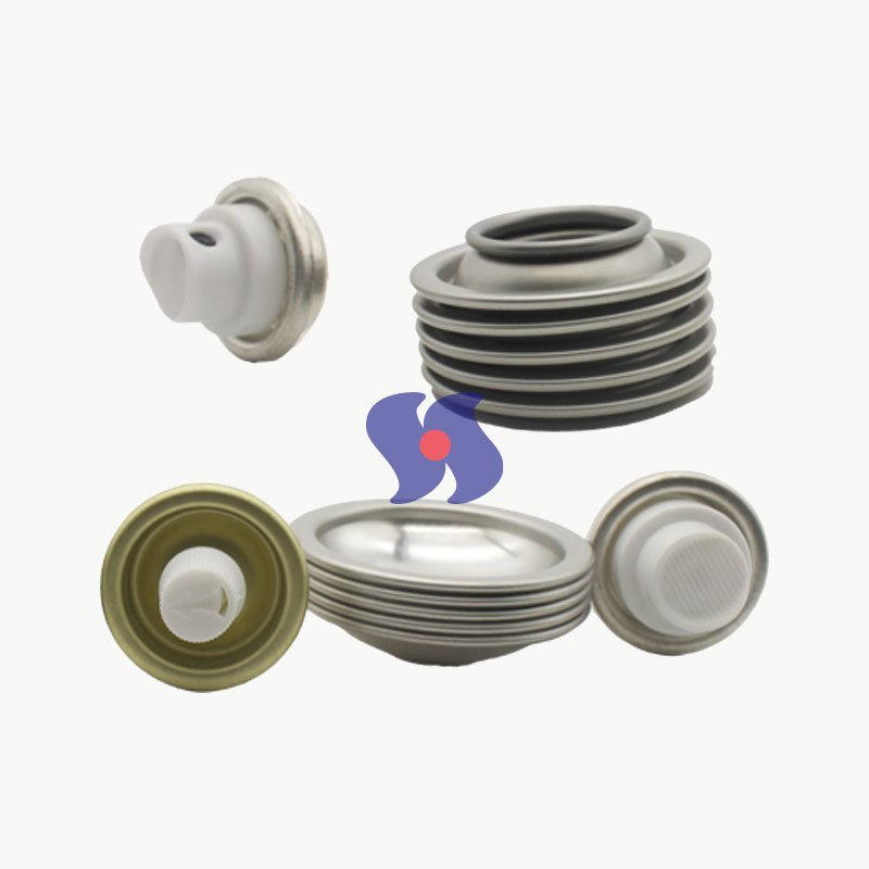 Wholesaler plastic spray can top and bottom value tin can actuators aerosol can valves