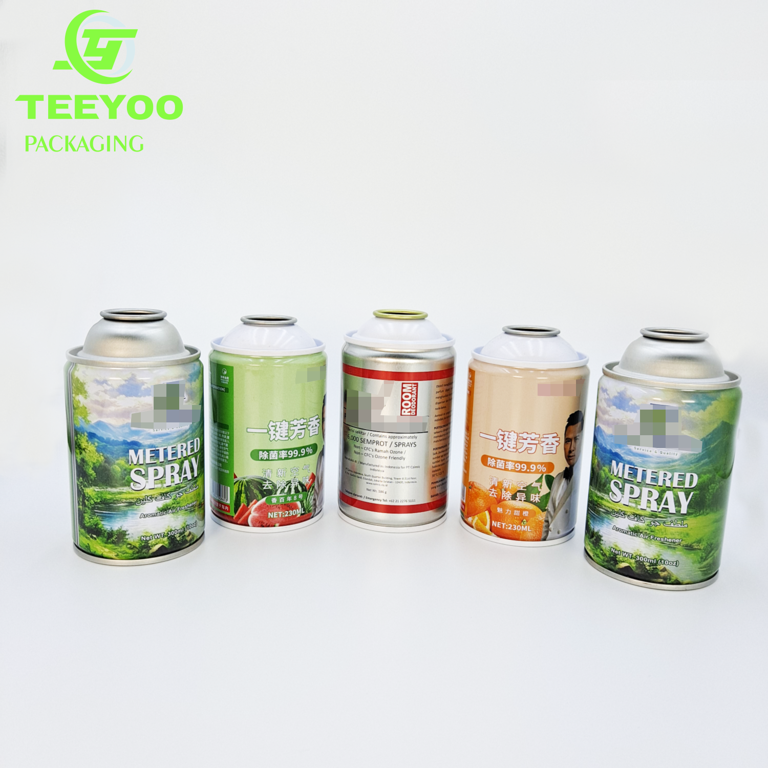 Factory Wholesale Body Spray Cans Tinplate Foam Cans with Butane Gas for Air Freshener Oxygen Fresher Spray