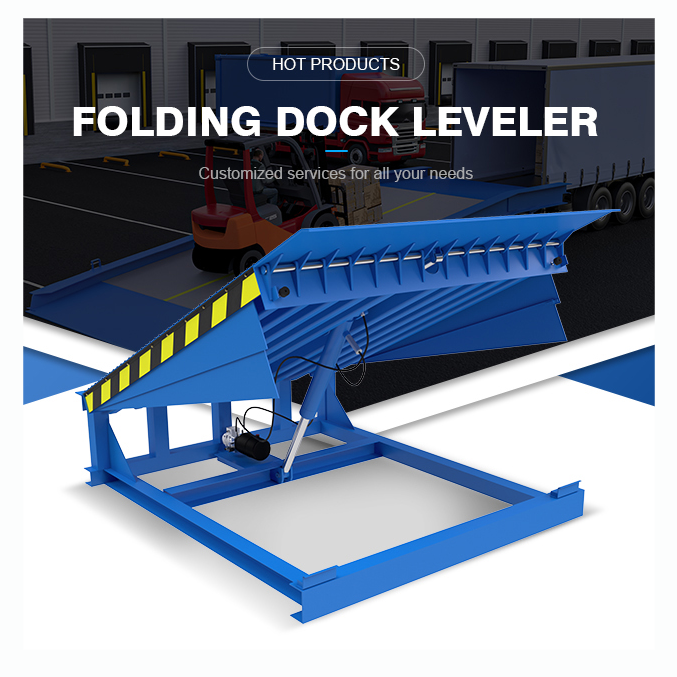 Exclusive Offer 6*8 Ft&6-10t New Folding Loading Dock Ramps Logistics Hydraul Platform Dock Lift with Motor for Warehouse Use