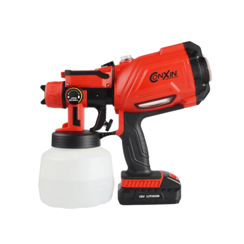 Battery Handheld Cordless Cordless Electric Spray Gun High Pressure Paint Sprayer Adjustable Valve Knob Power Tool