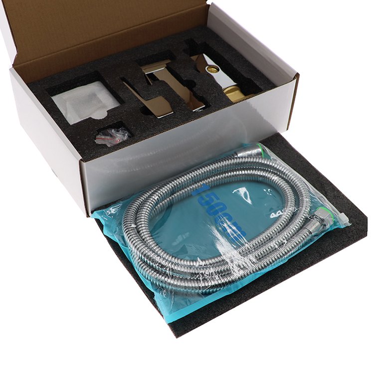 Bidet Sprayer Attachment Kit - Pressure Adjustable T-valve, Stainless Steel Hand Held Bidets Shattaf