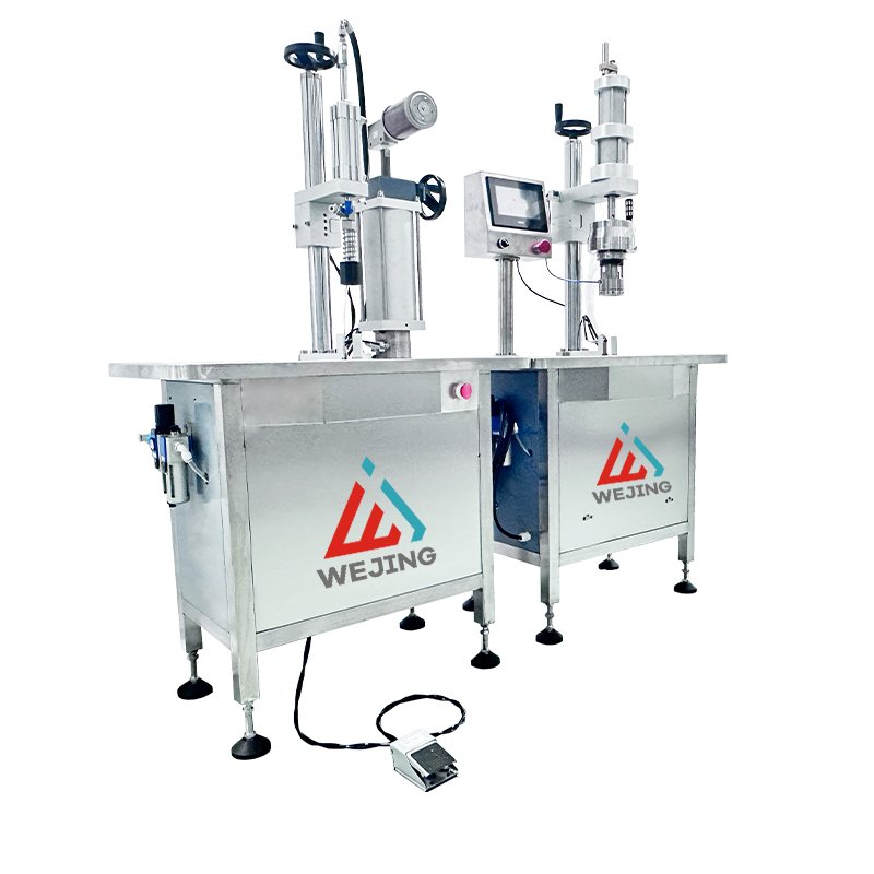 PLC Controlled BOV Bag On Valve Aerosol Spray Can Filling Crimping Machine
