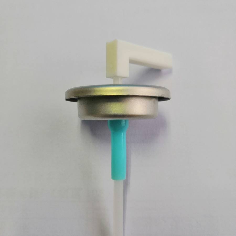 Aerosol metered valve with l type actuator Air freshener stem valve dosage 100mcl