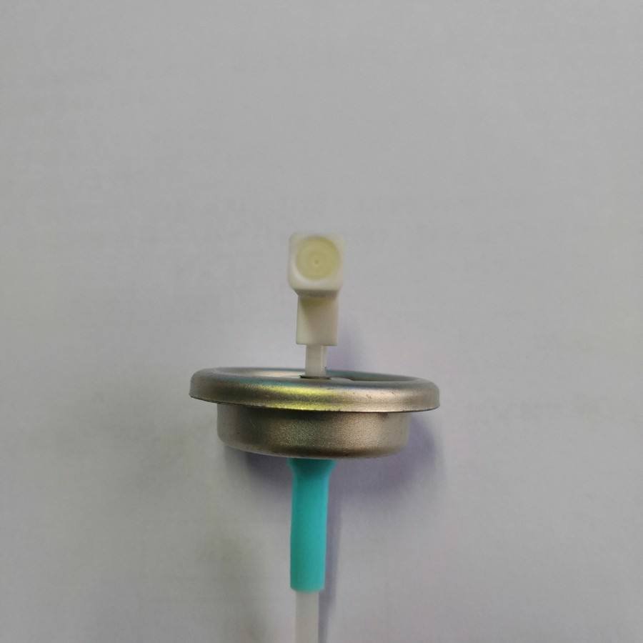 Aerosol metered valve with l type actuator Air freshener stem valve dosage 100mcl
