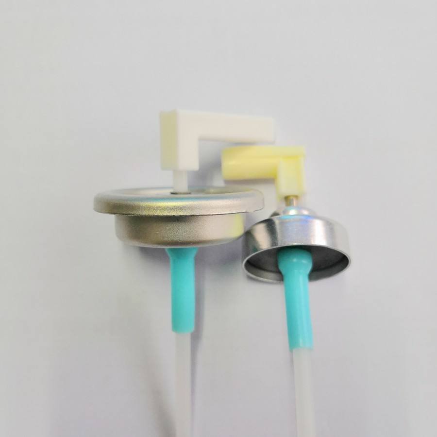 Aerosol metered valve with l type actuator Air freshener stem valve dosage 100mcl