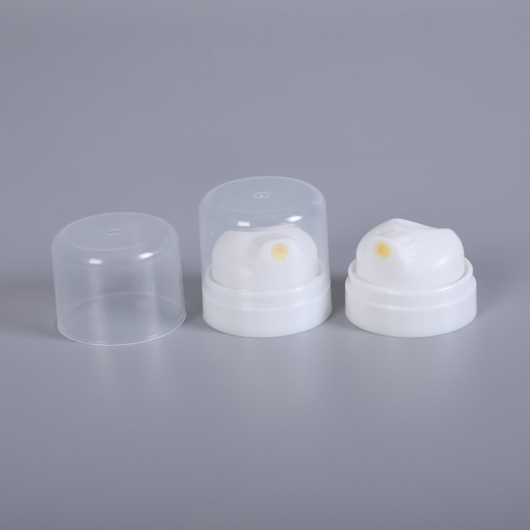 Aerosol valve cap with nozzle crimp spray cap 20mm for air freshener sunscreen products