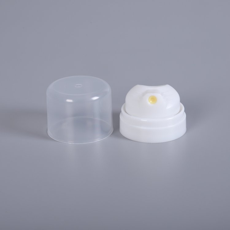 Aerosol valve cap with nozzle crimp spray cap 20mm for air freshener sunscreen products