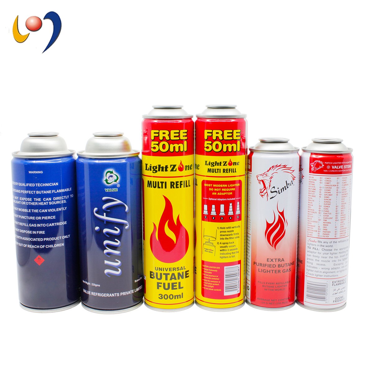 CMYK Printing Empty Aerosol Spray Can for Refilling Air Freshener with Valves