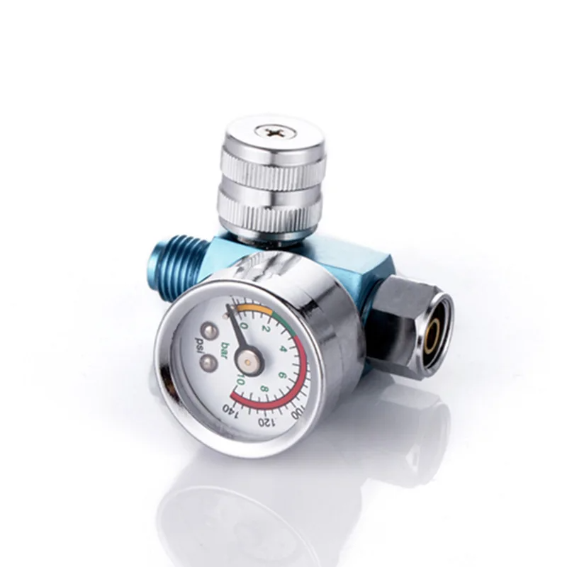 Mini Air Regulator Universal Control Valve Spray Gun Barometer Regulator Paint Sprayer Pressure Gauge