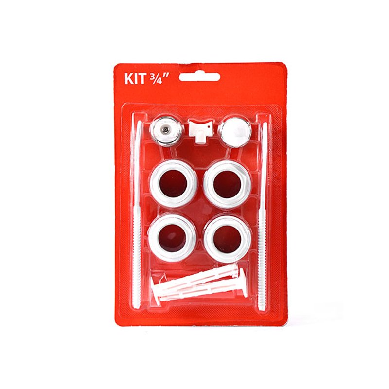 BAIYILUN 1/2'' manifold underfloor heating radiator fitting 11pcs radiator accessory kit