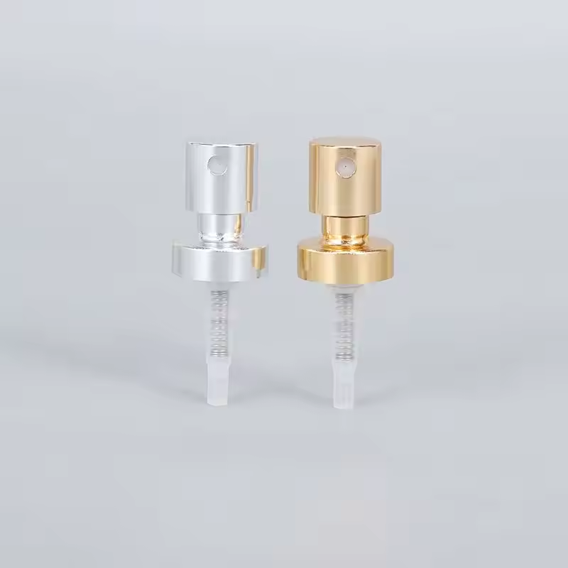 Manufacture hot sale output 0.05cc 0.14cc mist atomizer crimp pump spray 13/400 15/400 18/400 20/400 perfume pump sprayer