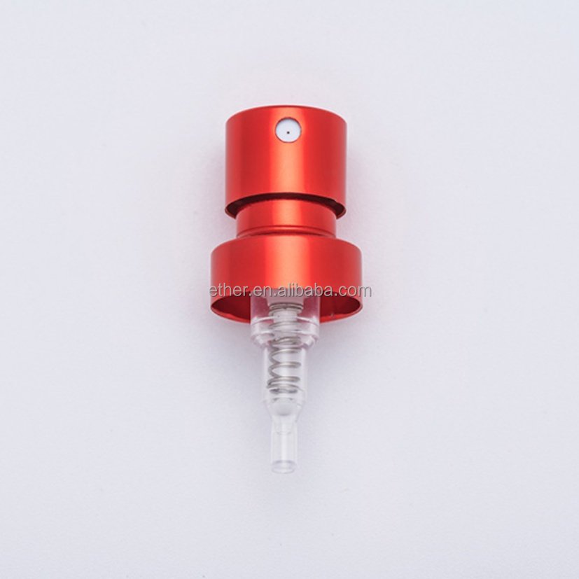 Crimpless Aluminium Plastic Perfume Spray Pump Invisible Tube Fragrance Atomizer Crimpless Sprayer For Perfume