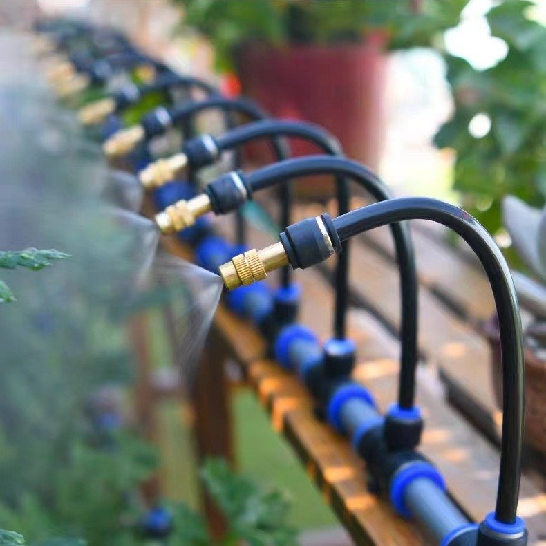 Automatic Watering Device Universal Adjustable Atomizing Spray Balcony Garden Potted Irrigation Sprinkler Nozzle Gardening Lawn