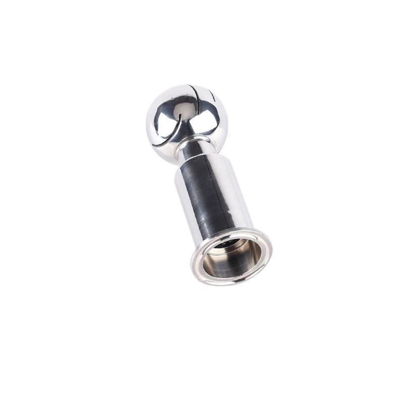 Factory directly sales high pressure sanitary Tri-clamp CIP 316L stainless steel rotary spray cleaning ball for tank