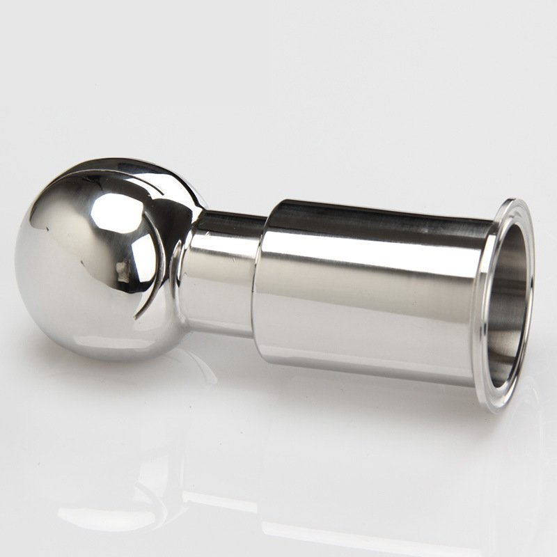Factory directly sales high pressure sanitary Tri-clamp CIP 316L stainless steel rotary spray cleaning ball for tank