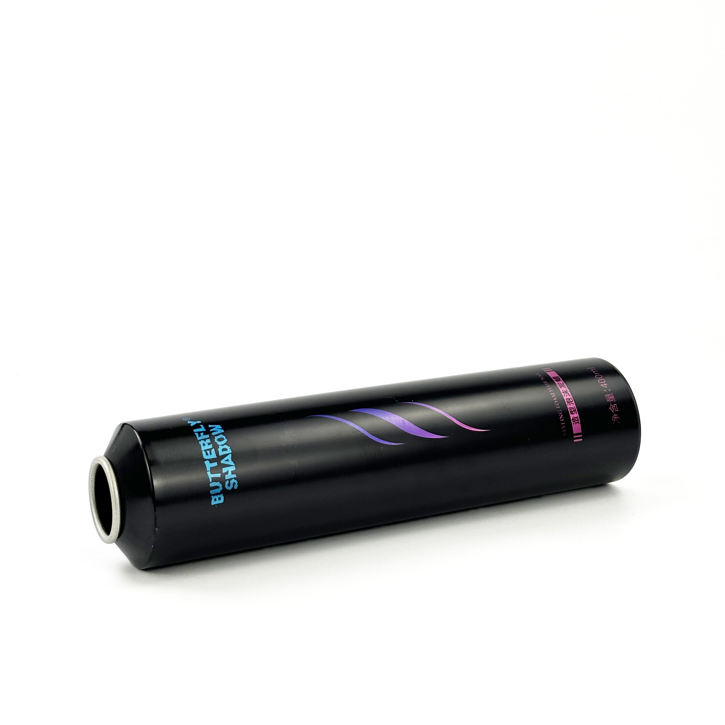 2024 High Quality Empty Aluminum Tin Aerosol Can Manufacturer For Spray Hair Styling