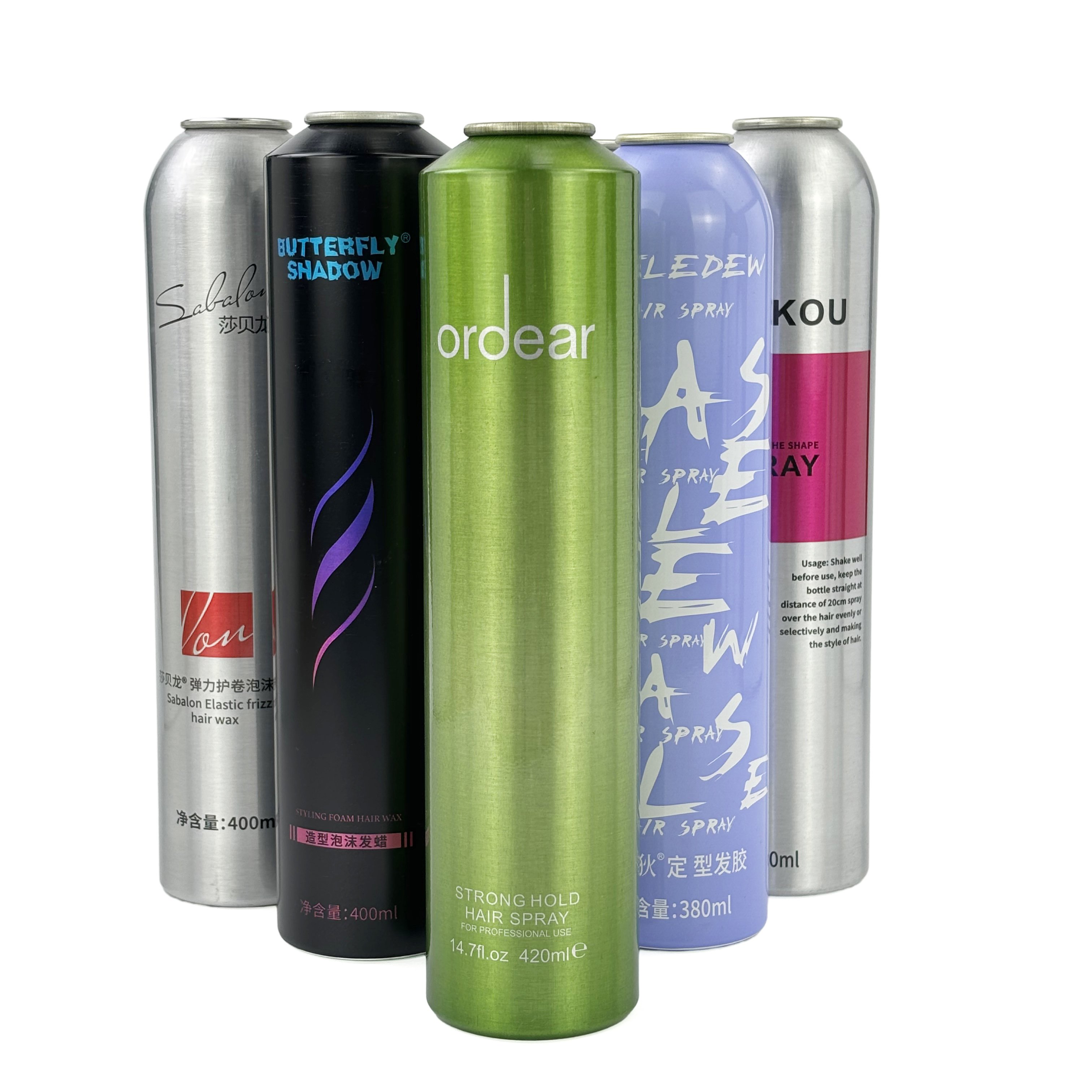 2024 High Quality Empty Aluminum Tin Aerosol Can Manufacturer For Spray Hair Styling