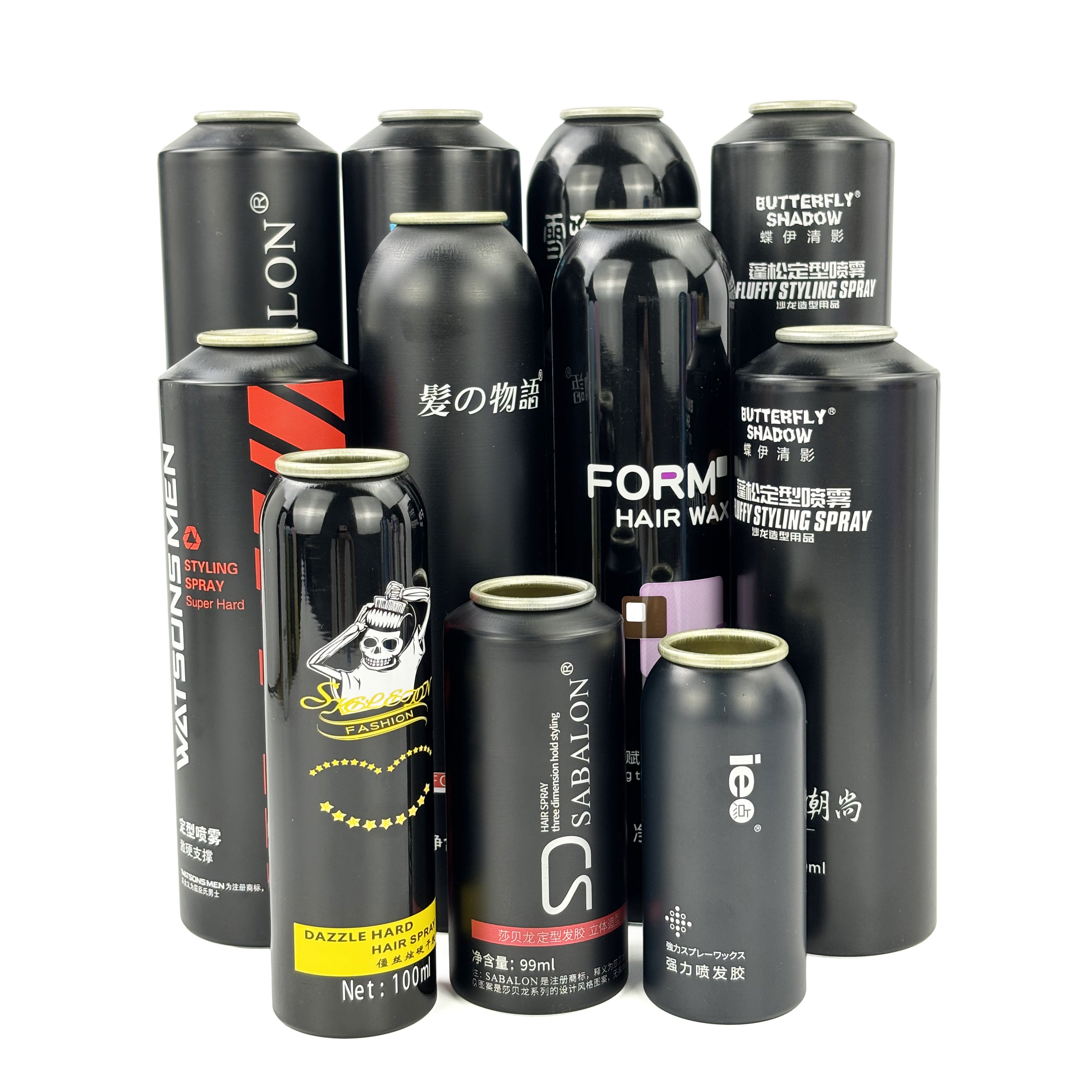 2024 High Quality Empty Aluminum Tin Aerosol Can Manufacturer For Spray Hair Styling