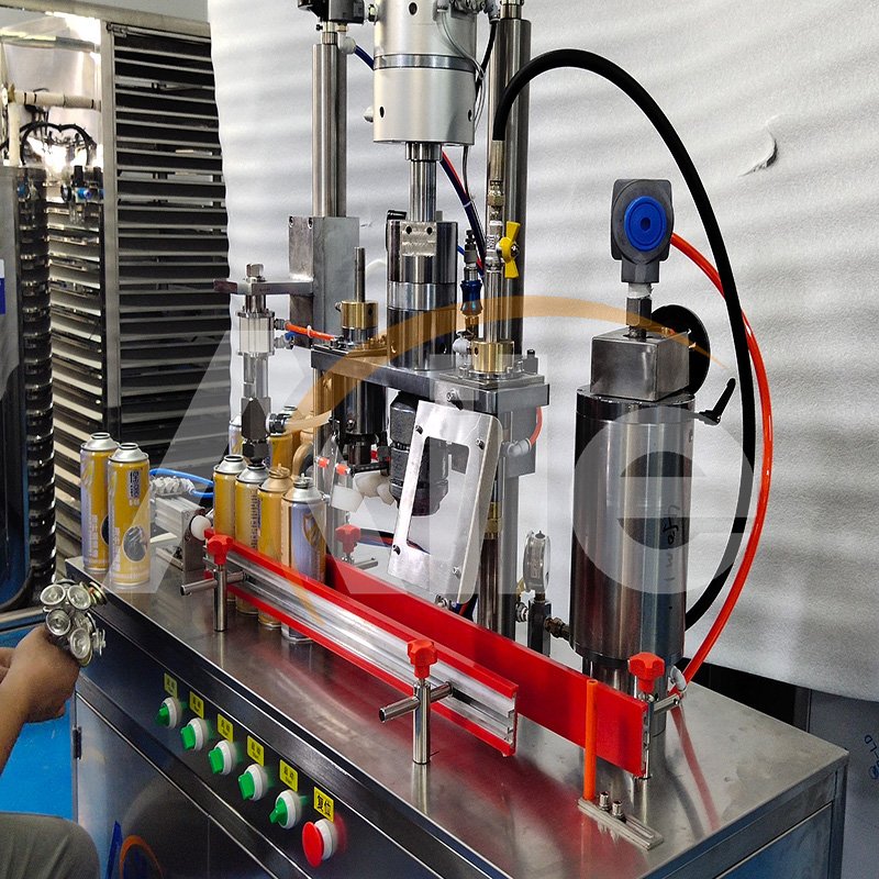 Aile Semi Automatic Spray Paint Spray Refill aerosol filling machine 4 in 1