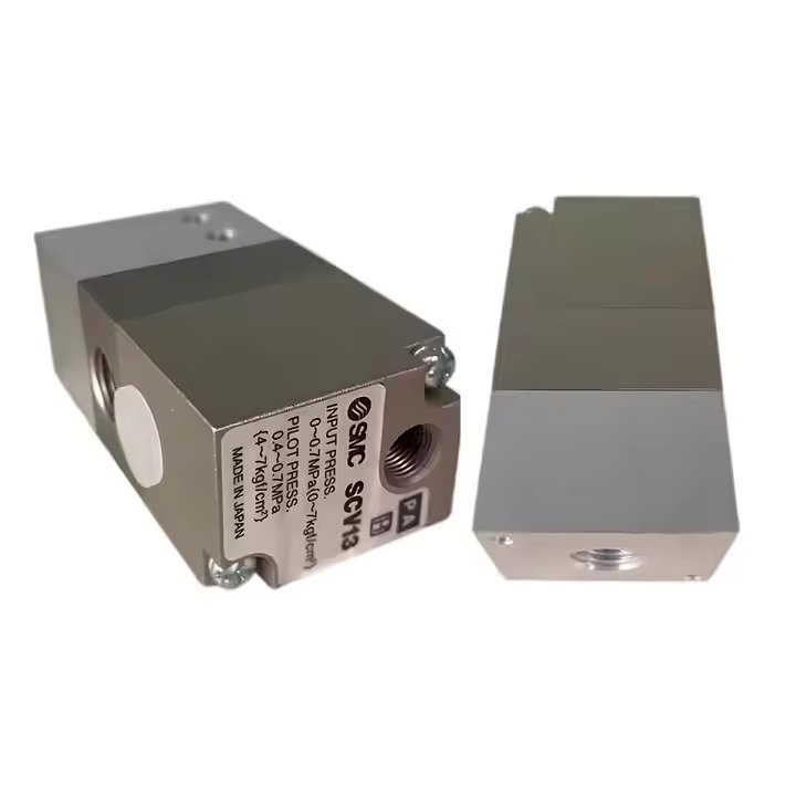 SMC Genuine SCV12-00 and SCV13-02 Three-Way Pneumatic Control Spray Paint Valves New Industrial Color Change Valve