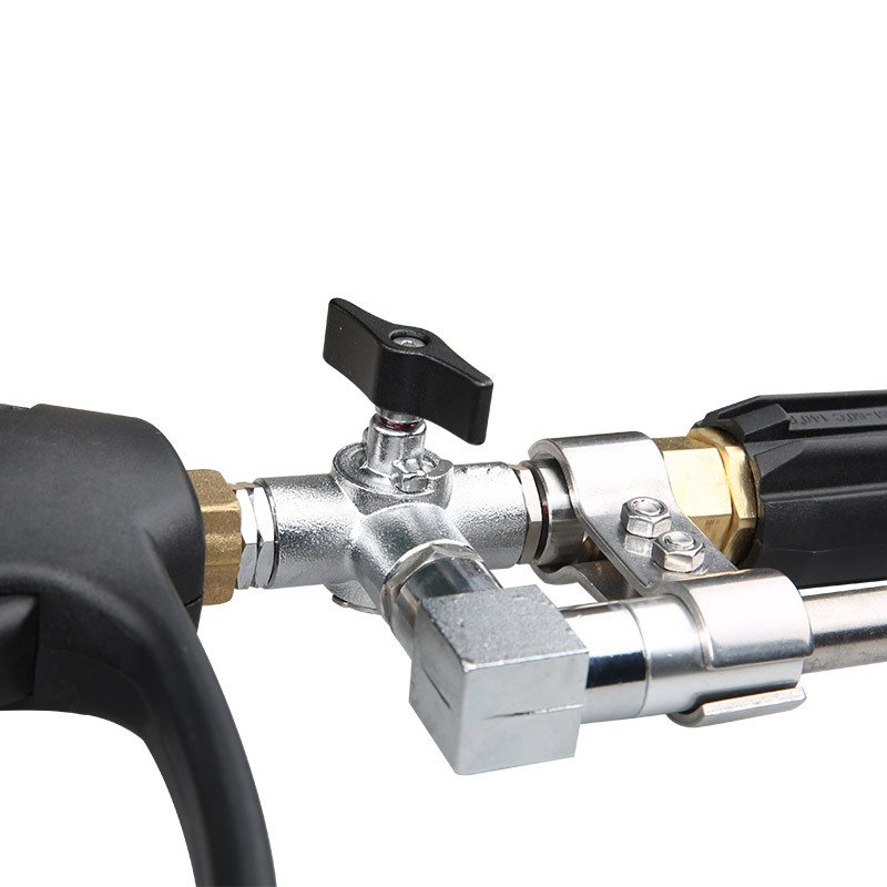 Self-Service Car Wash 2 Way Valve High Pressure Foam Gun and Water Spray Gun Swivel Dual-use Pressure Washer Water Gun