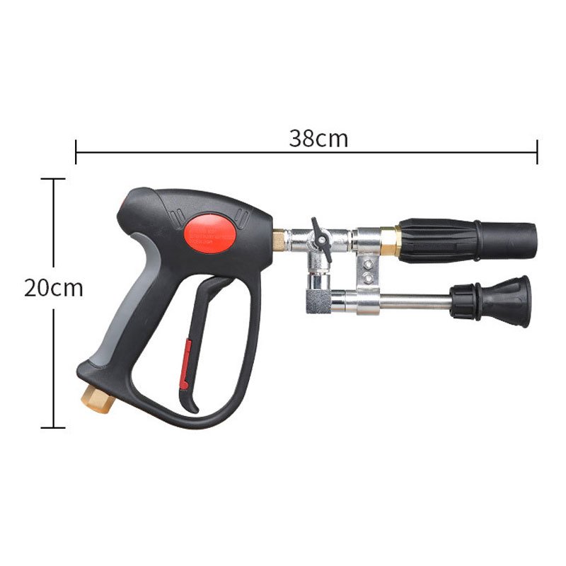 Self-Service Car Wash 2 Way Valve High Pressure Foam Gun and Water Spray Gun Swivel Dual-use Pressure Washer Water Gun