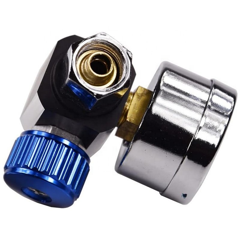 Spray Gun Air Pressure Regulator, 1/4"-NPT Air Pressure Regulator Kit, Air Regulating Valve Regulator