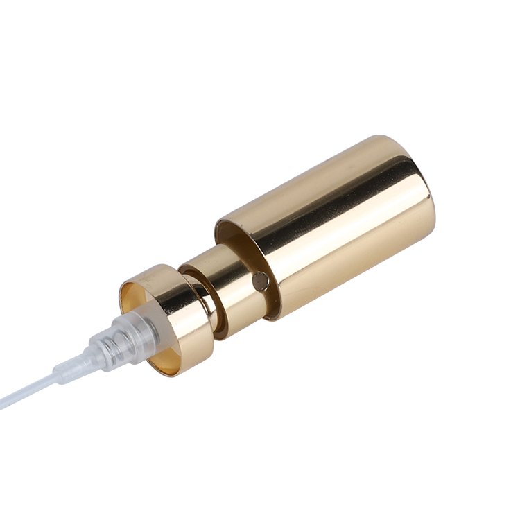 Custom Alumina spray Pump Lid Aluminum Closure Perfume Mist Sprayer Bottle Cap