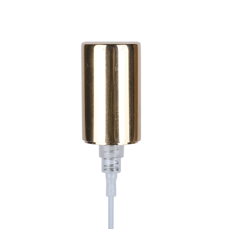 Custom Alumina spray Pump Lid Aluminum Closure Perfume Mist Sprayer Bottle Cap