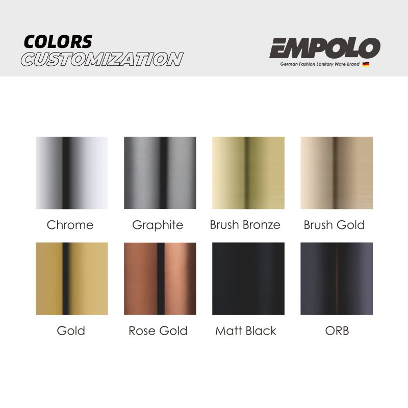 Empolo Hotel style chrome in wall two function shower set Wall Mounted Brass Shower Shower head Faucet Set