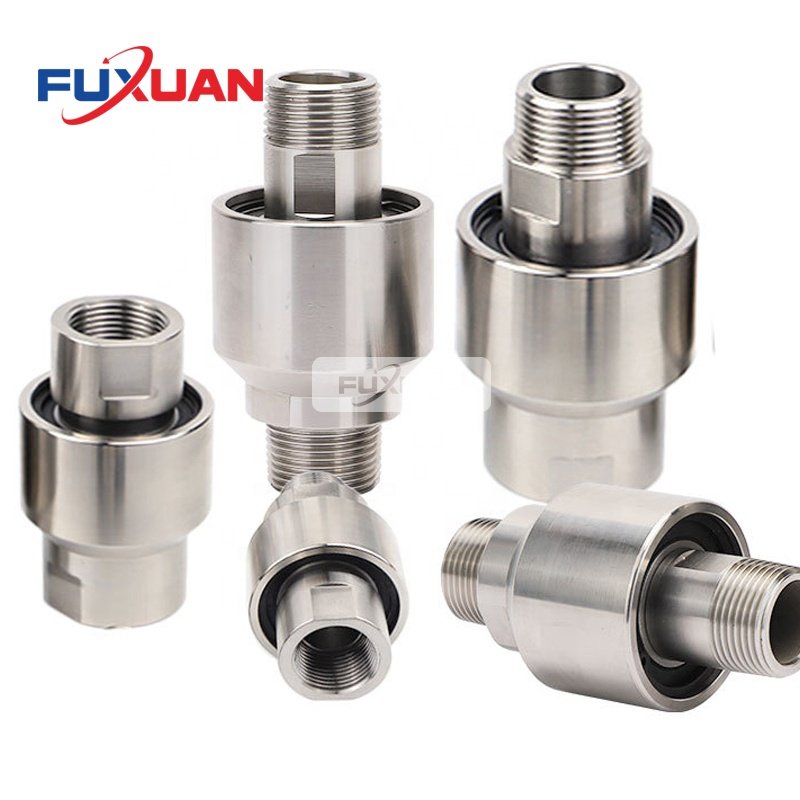 Tower crane spray dust removal 304 stainless steel high-pressure direct 360 degree universal water hydraulic rotary valve