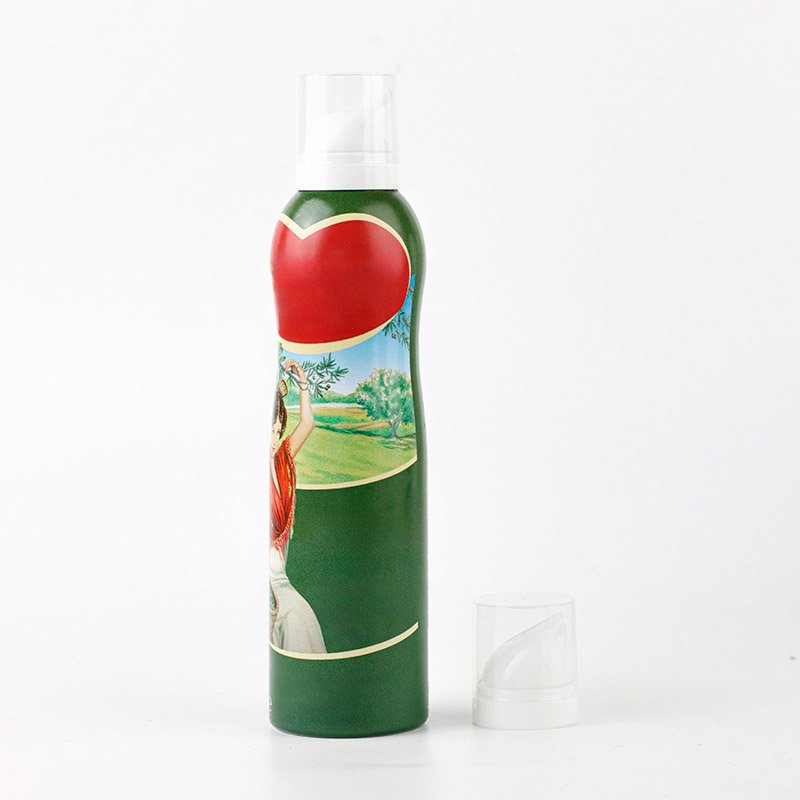 Custom Private Label Empty Aluminum Oil Aerosol Spray Can with BOV Valve & aActuator 200ml 250ml 300ml