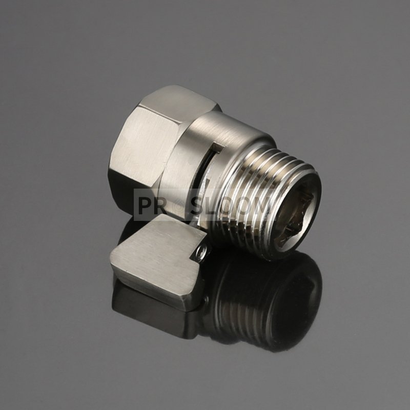 Hot Brass Water Pressure Shut Off Valve 1/2" or 3/8" Spray Nozzle Quick Switch Shower Head Stop Valve