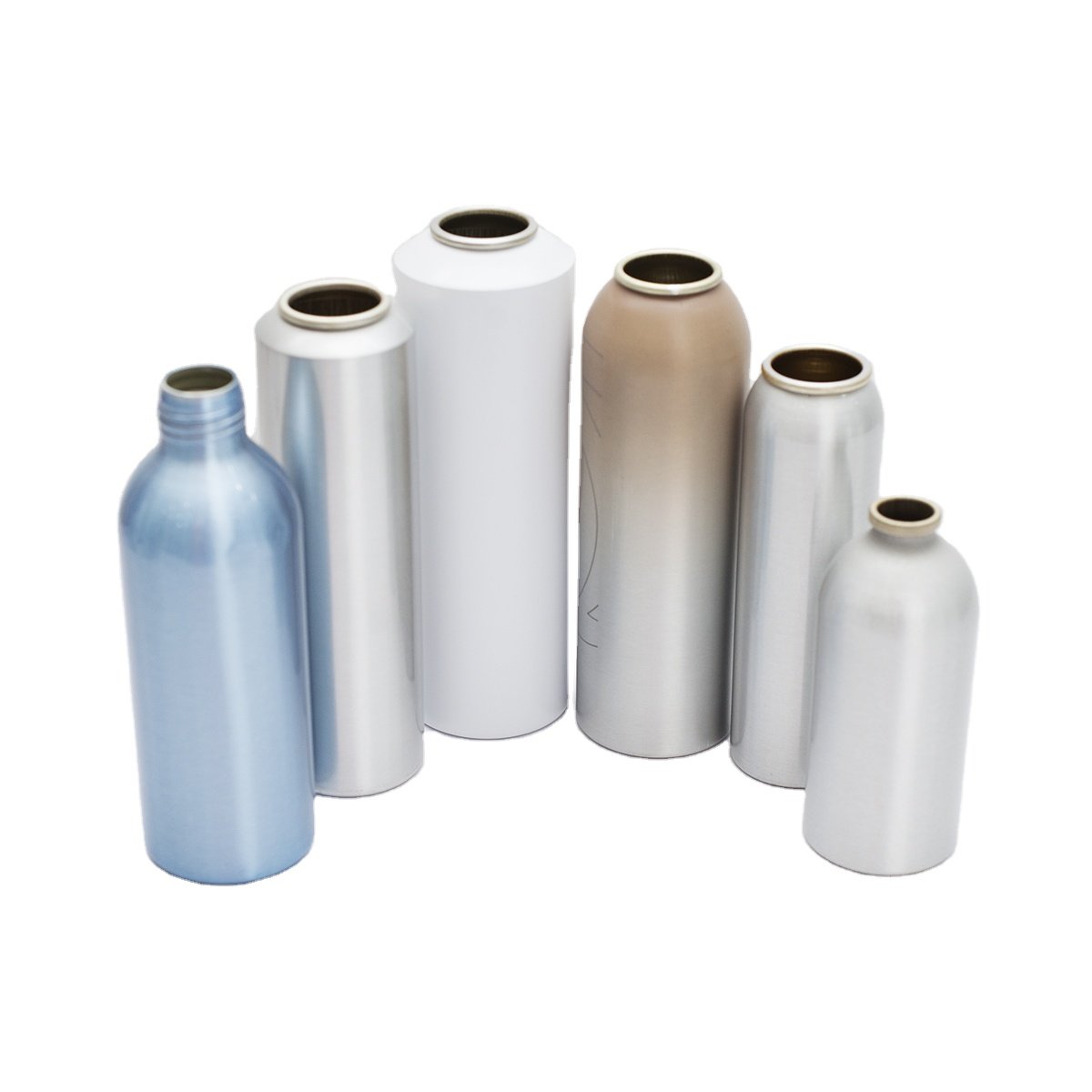 50ml 100ml 200ml 250ml Aerosol Aluminum Bottles with Custom Logo Printing for Perfume and Paint Packaging for Cosmetics Use