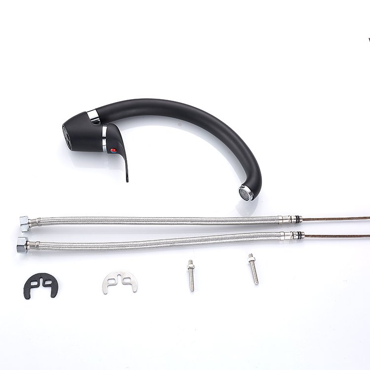 Modern Design Kitchen Sink Mixer Tap Single-Handle Ceramic Valve Deck Mounted High Series Rod Cheap China Faucet Manufacturer