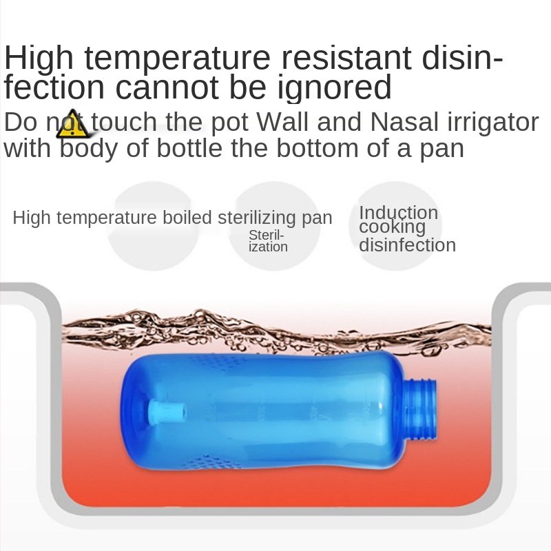 300ml manual valve color box packaging + nasal washing salt