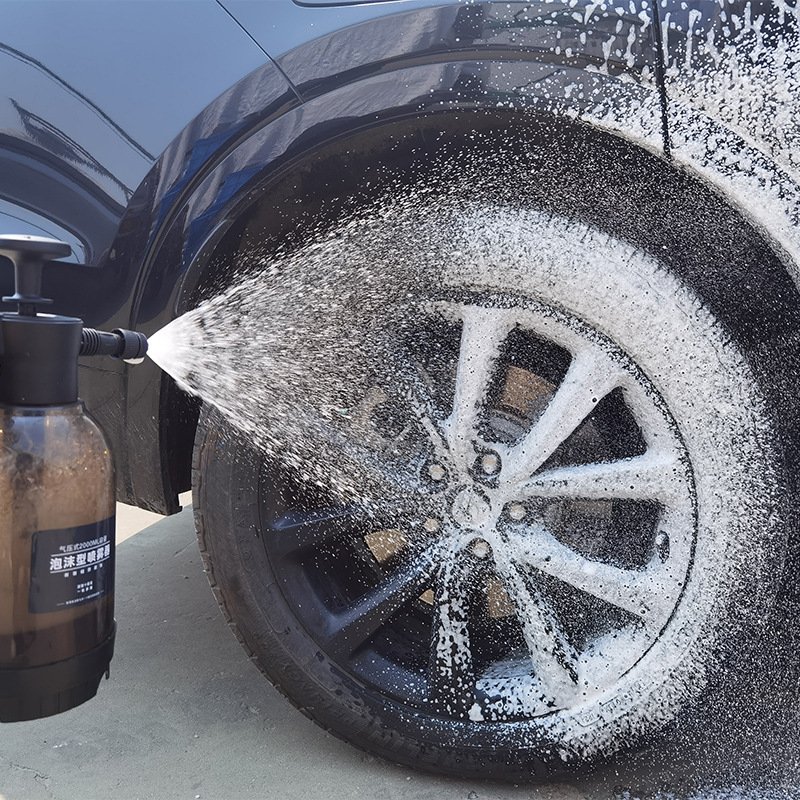 2L Car Wash Foam Spray Pressure Hand Pump Foam Generator Car Wash Machine Garden Watering Sprayer Washing Accessories