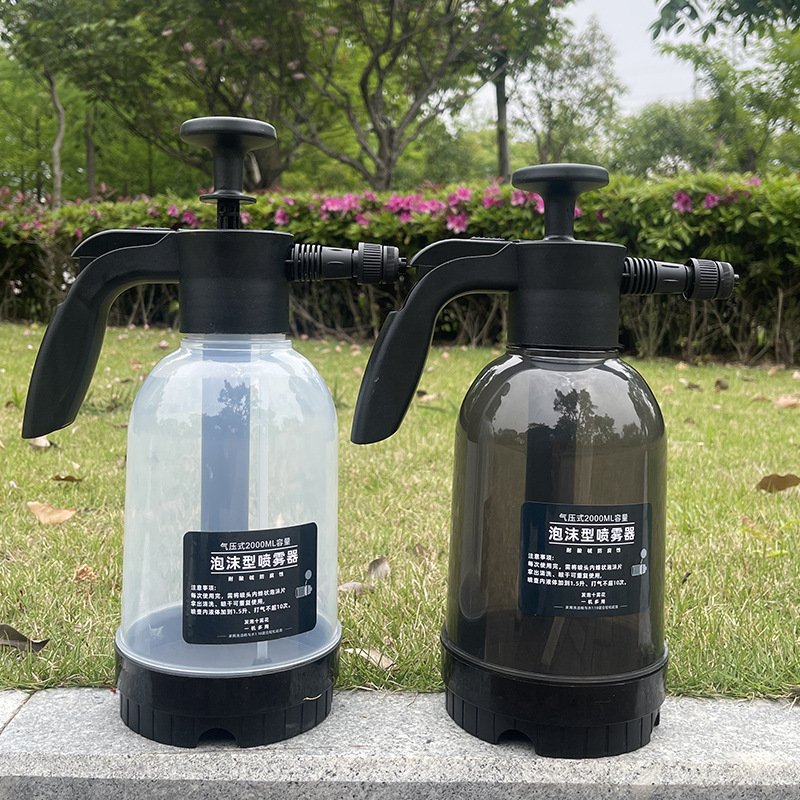 2L Car Wash Foam Spray Pressure Hand Pump Foam Generator Car Wash Machine Garden Watering Sprayer Washing Accessories