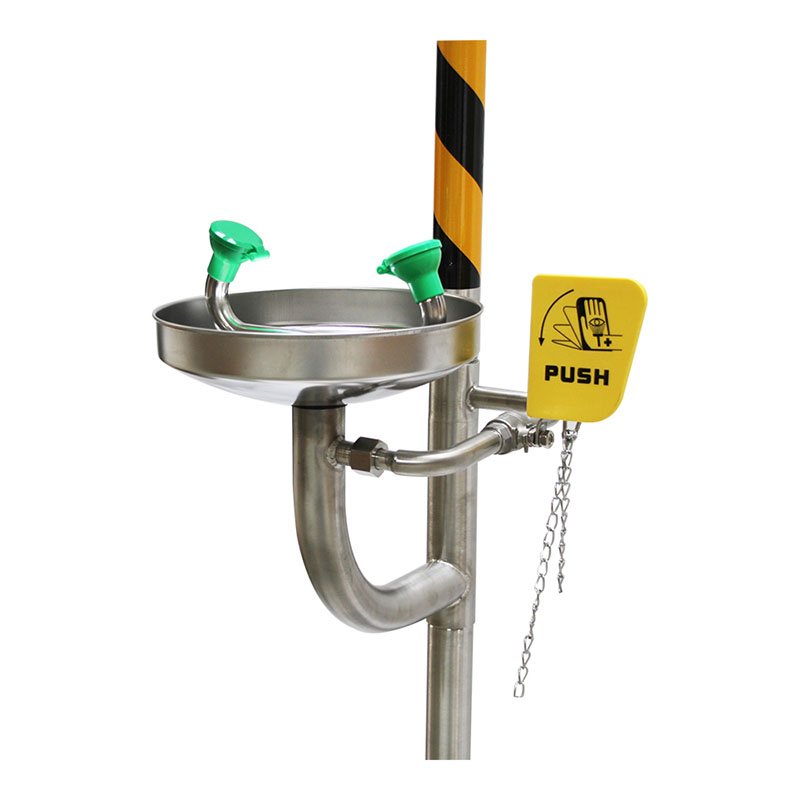 safety emergency shower and eye wash station 304 stainless steel